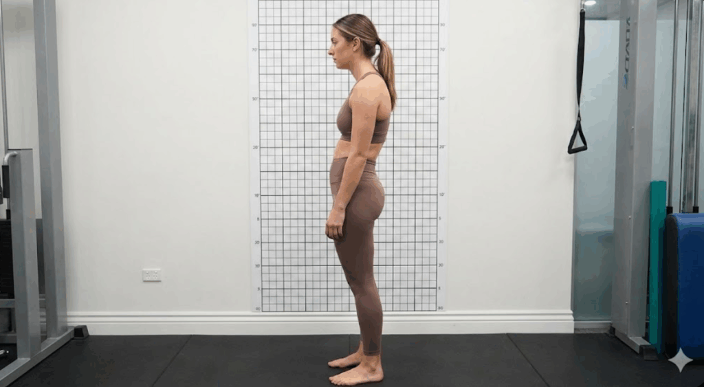 側照的搖擺背特徵。