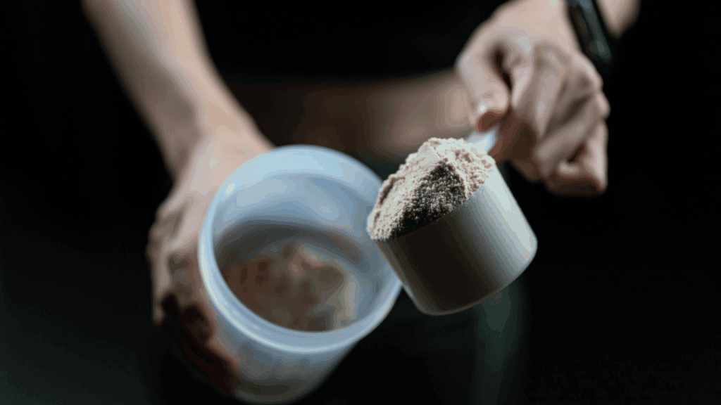 乳清蛋白是最受歡迎的補充品。