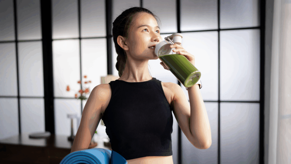 高蛋白飲品是運動後便利的營養補充。